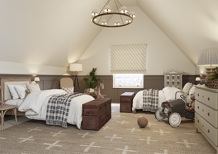 Kings Breakfast, Stripe Toast - Twist&Fit Roman Blind - Image 6